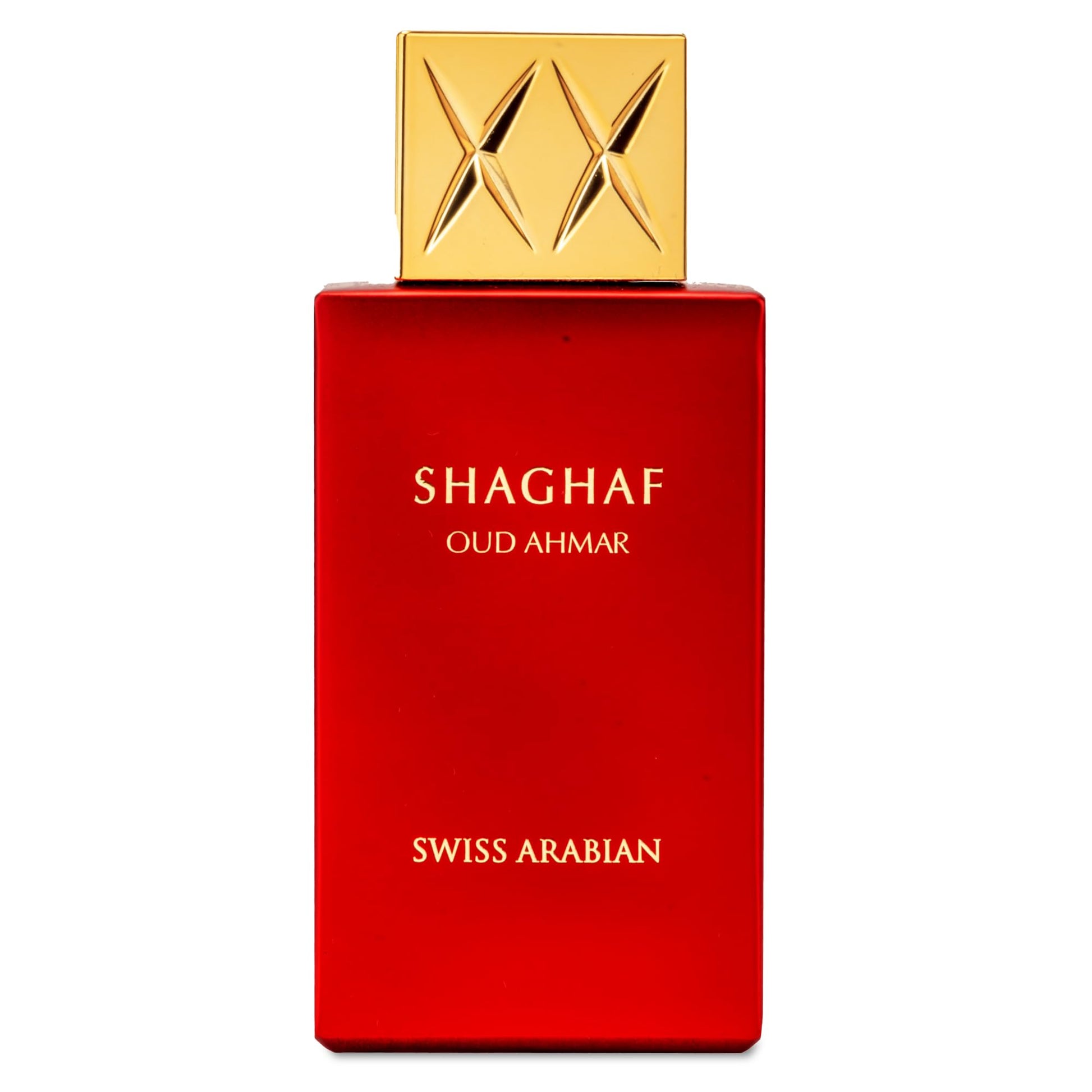 SWISS ARABIAN Shaghaf Oud Ahmar - Luxury Products From Dubai - Long Lasting And Addictive Personal EDP Spray Fragrance - A Seductive, Signature Aroma - The Luxurious Scent Of Arabia - 75 ml - Unisex