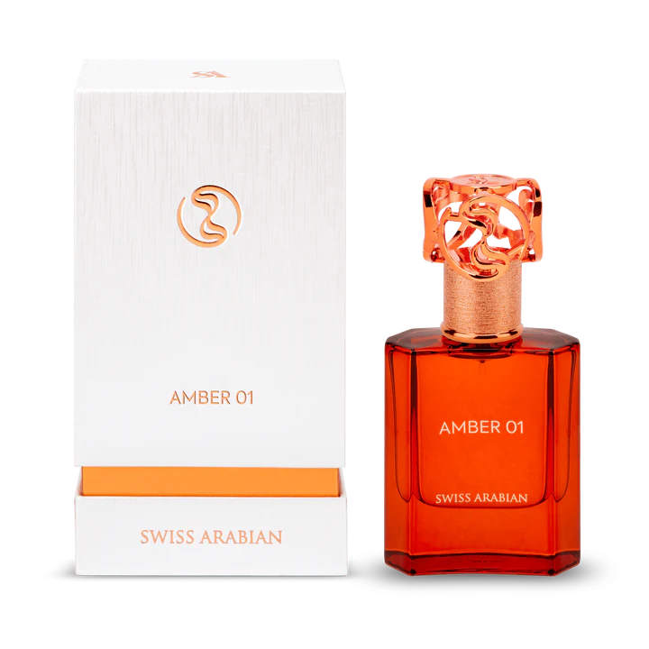 Swiss Arabian Amber 01 Eau De Parfum Unisex - 50 ML - bottle front view