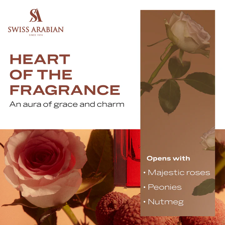 Swiss Arabian Rose 01 Eau De Parfum Unisex - 50 ML - detail view