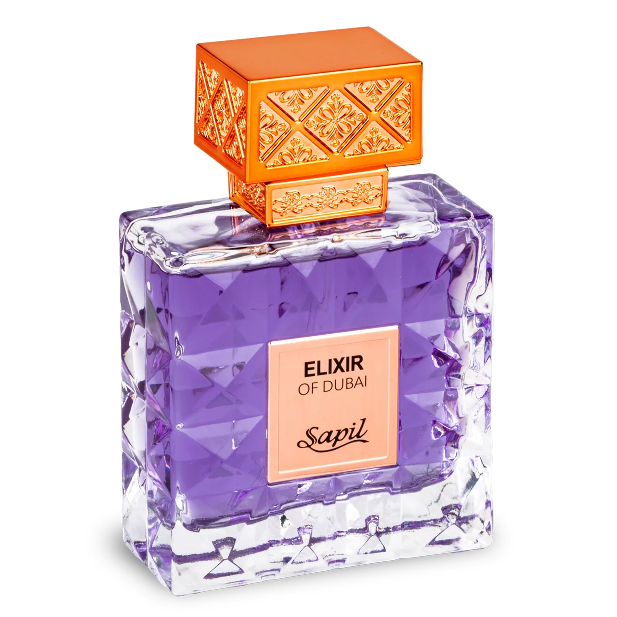 Sapil Elixir of Dubai Unisex Eau de Parfum -100 ML - box and bottle packaging