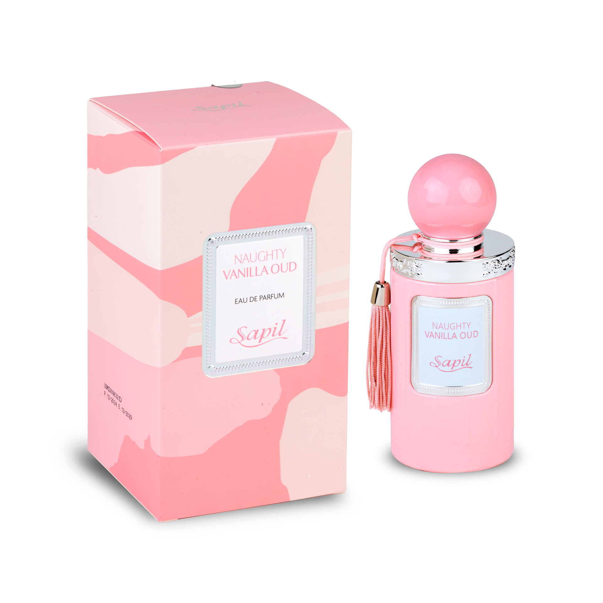 Sapil Naughty Vanilla Oud Unisex Eau De Parfum - 100 ML - bottle front view