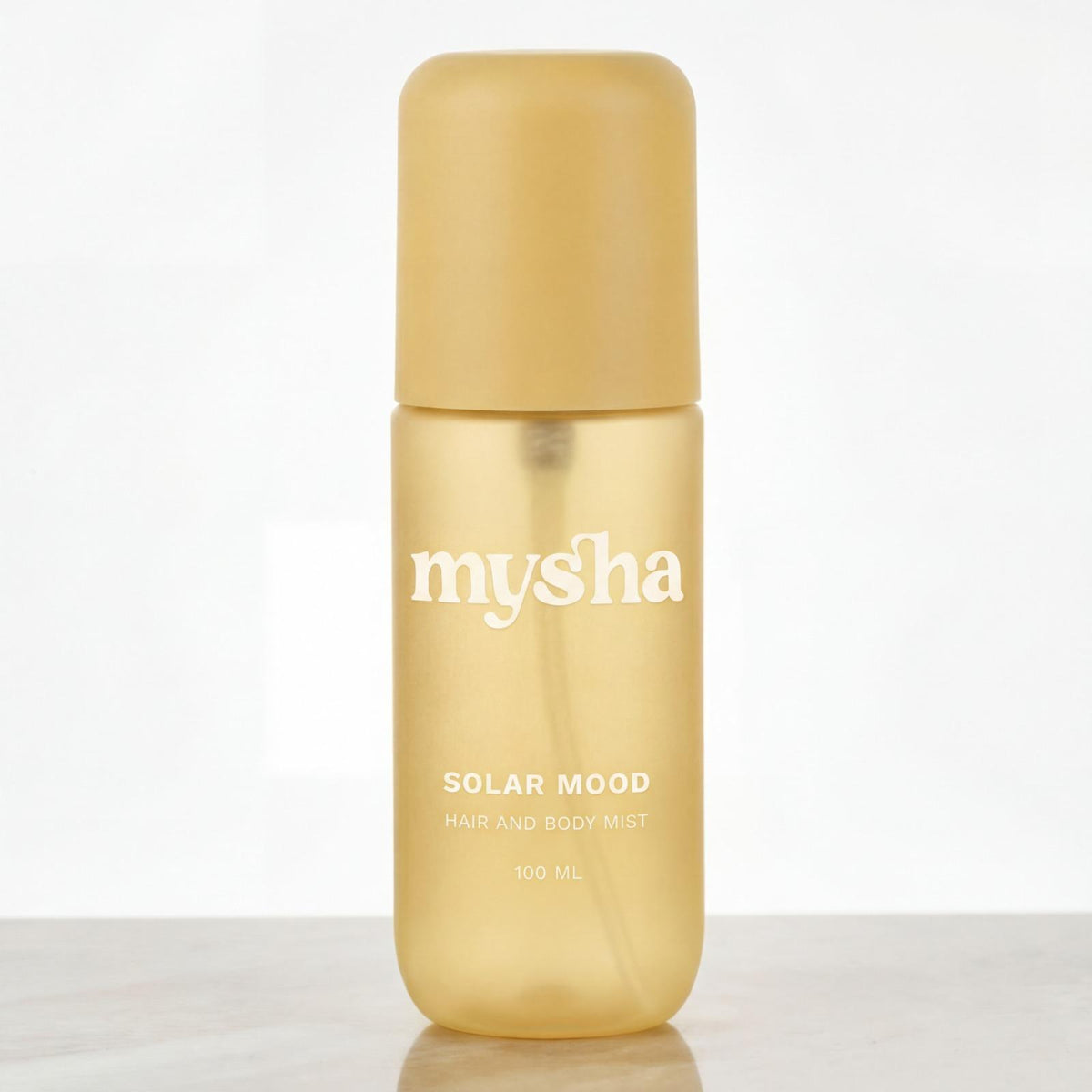 MYSHA Solar Mood All Over Spray, Tropical Gourmand Mist, 100mL bottle product photo, 100 mL / 3.4 fl oz
