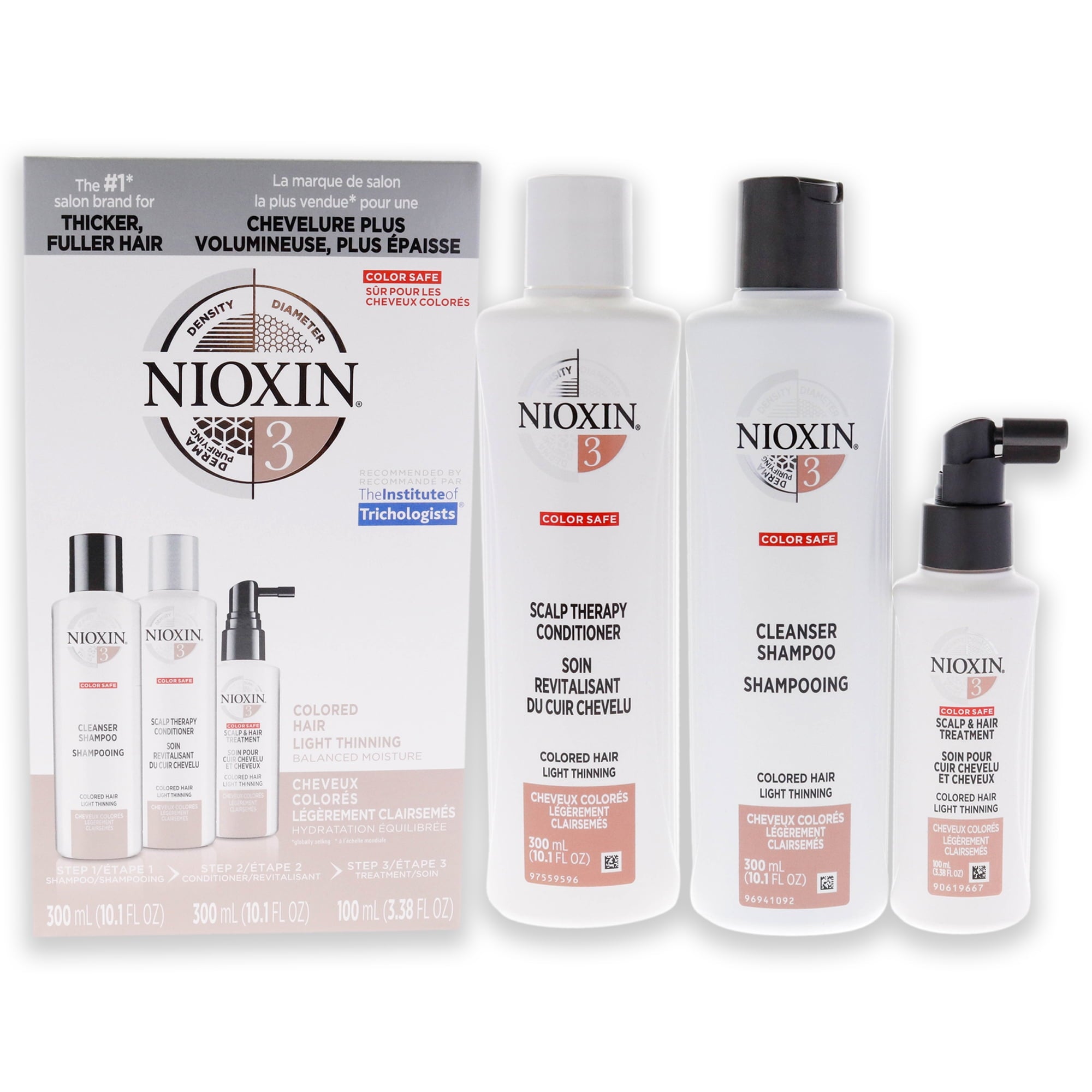 Nioxin System 3 Normal To Thin-Looking For Fine Hair Kit 4Pc