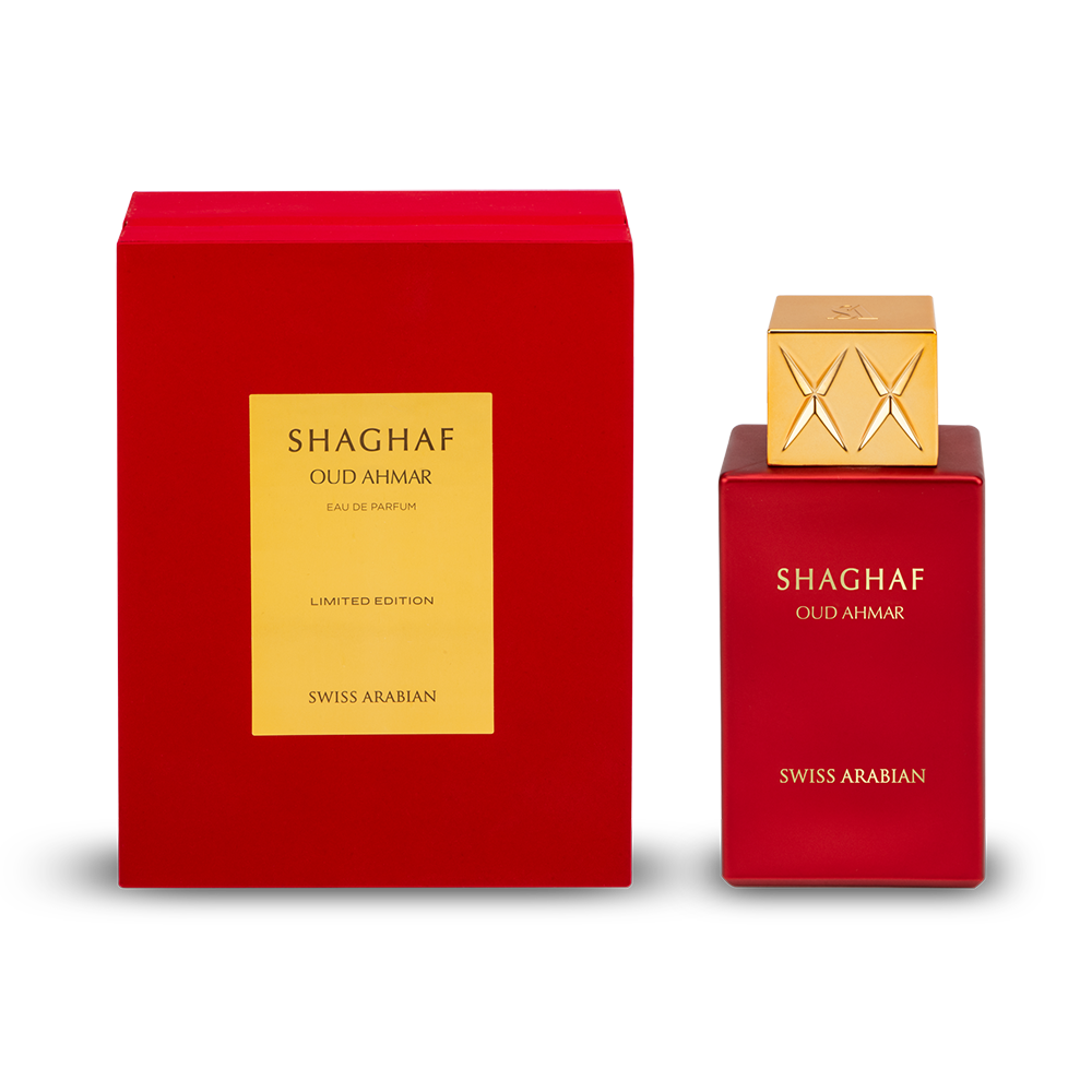 Swiss Arabian Shaghaf Oud Ahmar Eau De Parfum Unisex - 75 ML - bottle front view