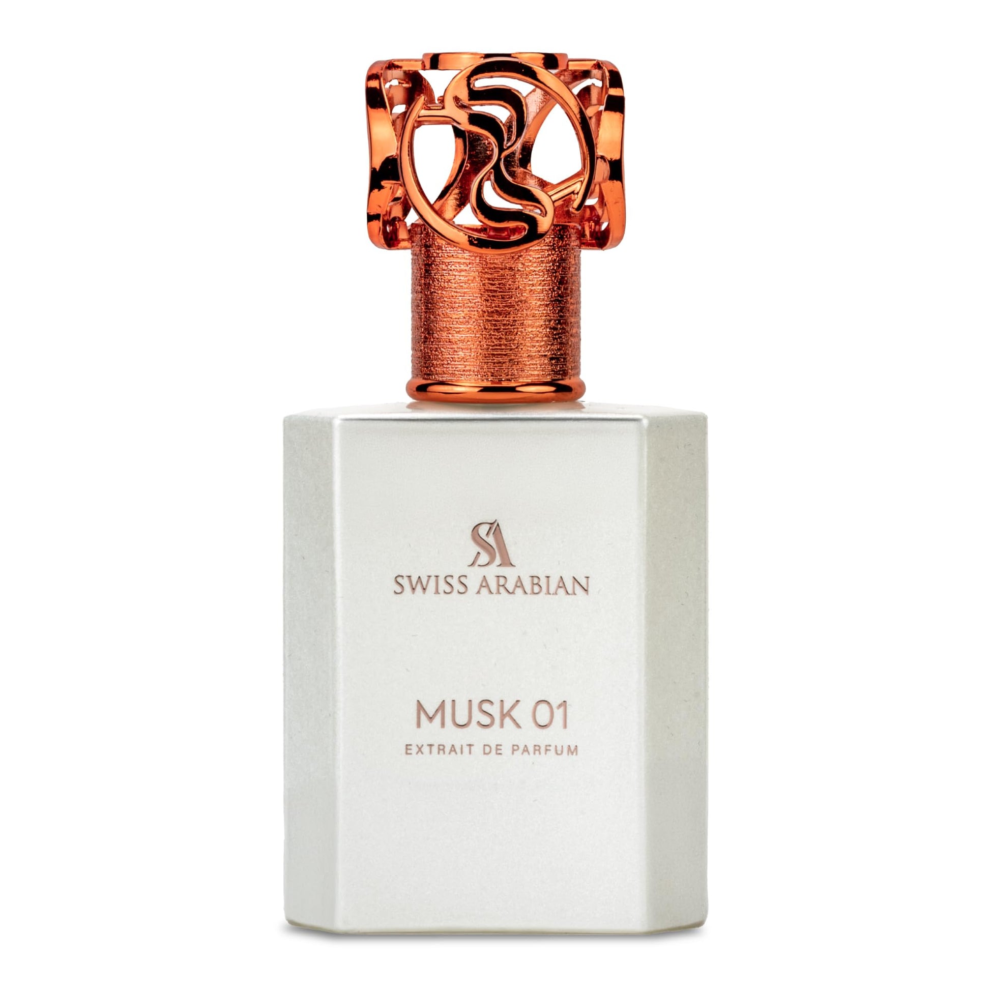 SWISS ARABIAN Musk 01 - Luxury Products From Dubai - Long Lasting And Addictive Personal EDP Spray Fragrance - A Seductive, Signature Aroma - The Luxurious Scent Of Arabia - 50 ml - Unisex