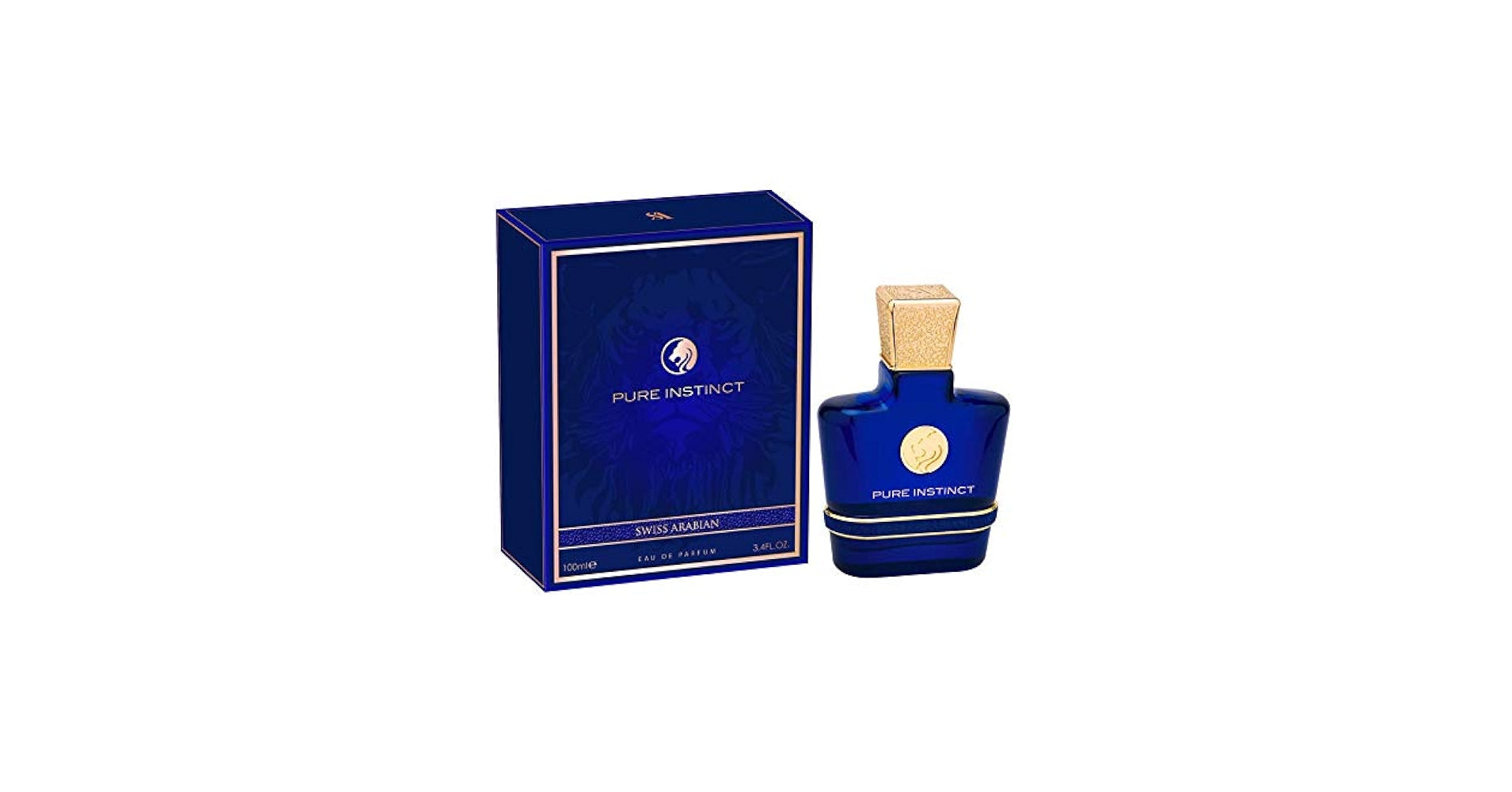 SWISS ARABIAN Pure Instinct - Luxury Products From Dubai - Long Lasting, Addictive Personal EDP Spray Fragrance - Seductive Signature Aroma - 100 ml - Men