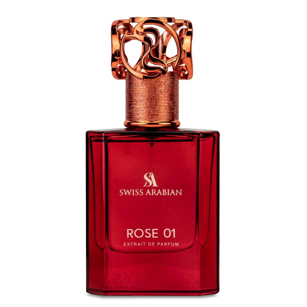 SWISS ARABIAN Rose 01 - Luxury Products From Dubai - Long Lasting, Addictive Personal EDP Spray Fragrance - Seductive Signature Aroma - 50 ml - Unisex