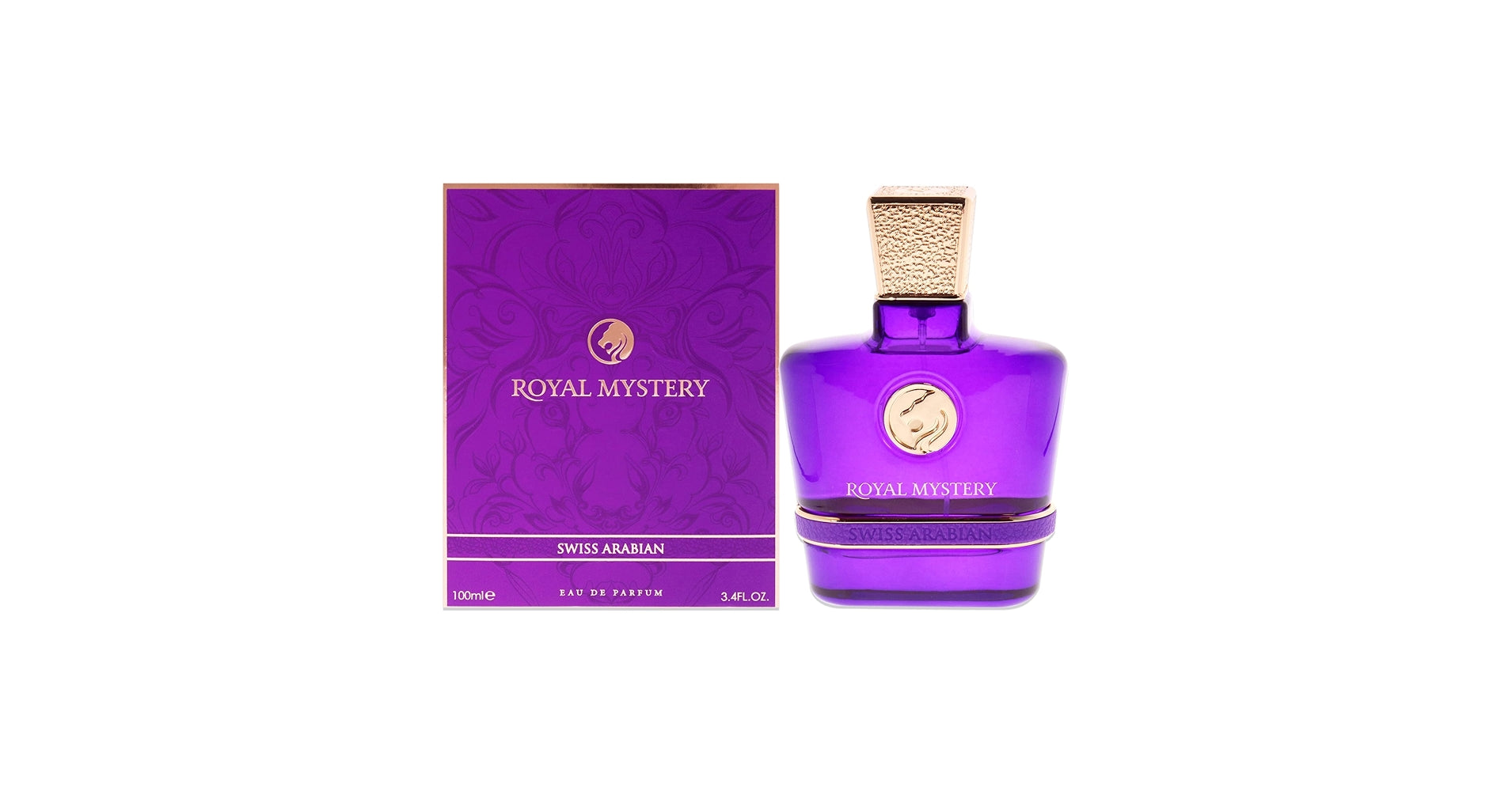 SWISS ARABIAN Royal Mystery - Luxury Products From Dubai - Long Lasting, Addictive Personal EDP Spray Fragrance - Seductive Signature Aroma - 100 ml - Women