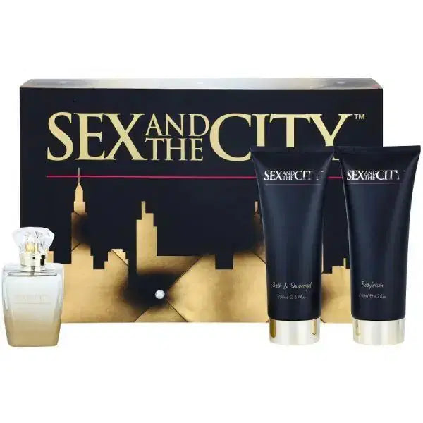 Set - Sex & The City 100 ML EDP Spray + 200 ML Body Lotion + 200 ML Shower Gel - authentic fragrance from Brands Warehouse...