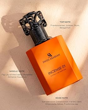 Swiss Arabian Incense 01 Extrait De Parfum for Women and Men - 50 ML - detail view