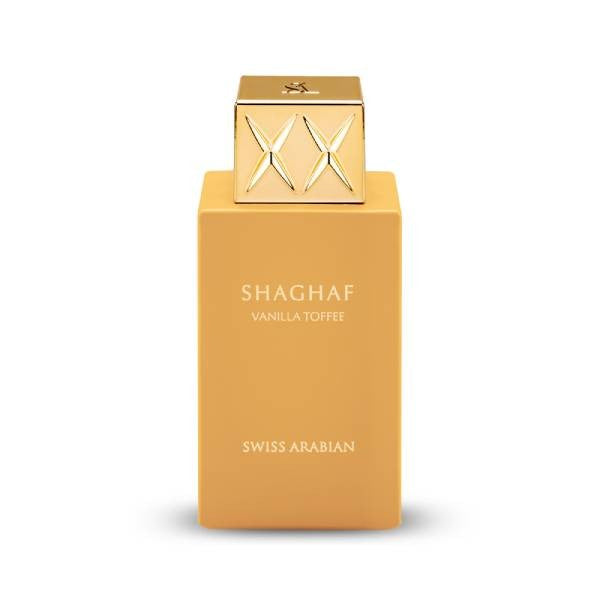 Swiss Arabian Shaghaf Vanilla Toffee - Arabian Perfume for Men and Women - Unisex Eau de Parfum - Long Lasting Perfume - Vanilla Perfume - 75 ml