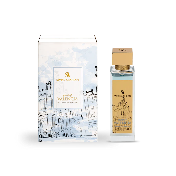 Swiss Arabian Spirit Of Valencia Extrait De Parfum Unisex - 100 ML - bottle front view
