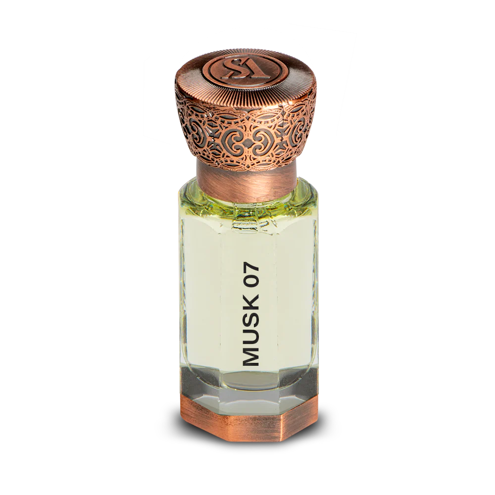 Swiss Arabian Musk 07 Concentrated Perfume Oil For Women - 12 ML - bottle front view