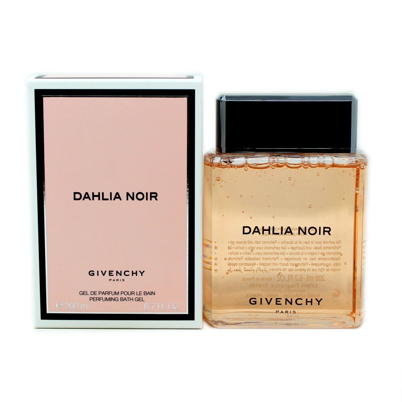 Déballage - Gel douche Givenchy Dahlia Noir 200 ml pour femme