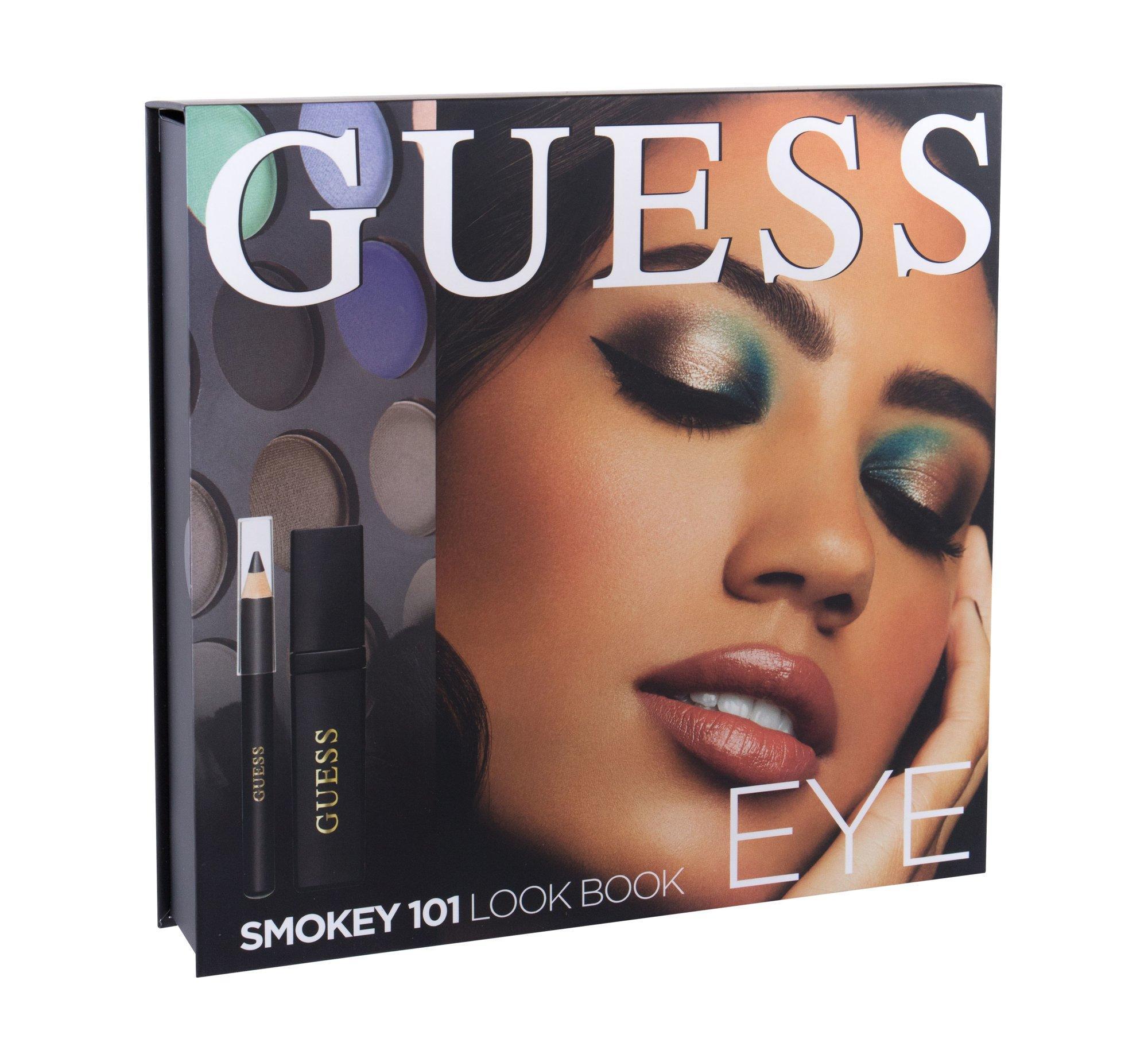 Guess Trend Collection: Eye Smokey 101 Eye Kit: 12 Eyeshadows + 1 Eyeliner + 1 Mascara + 1 Mirror - authentic fragrance fr...