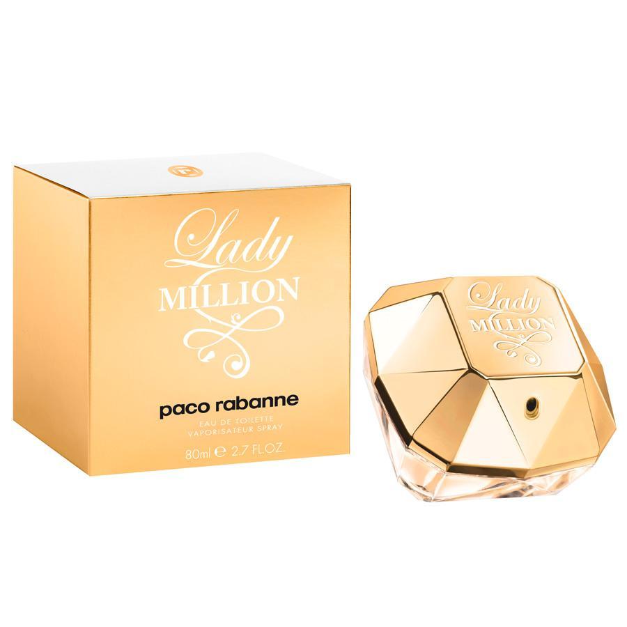 Lady Million 80 ML Edt Spray - authentic fragrance from Brands Warehouse Canada