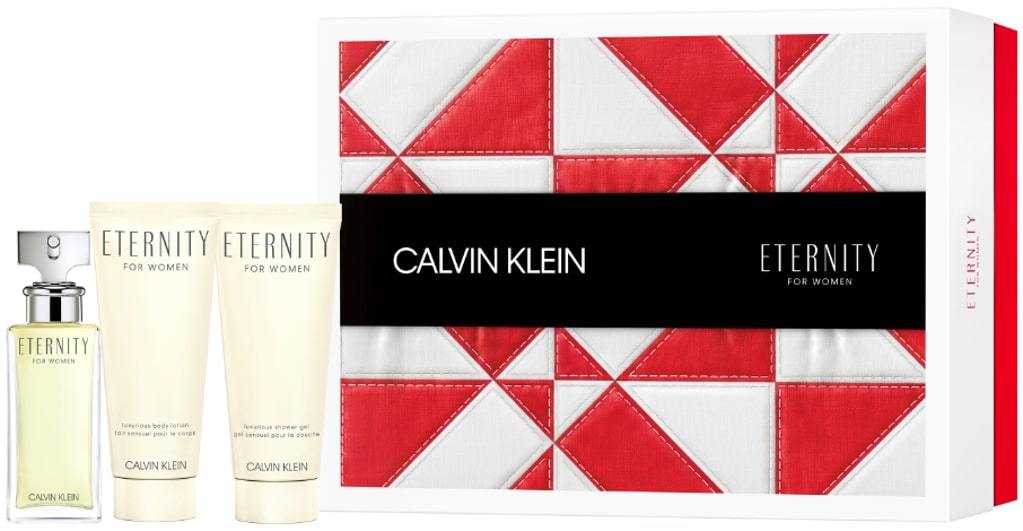 Set - Calvin Klein Eternity 50 ML EDP Spray + 100 ML Body Lotion + 100 ML Shower Gel For Women - authentic fragrance from ...