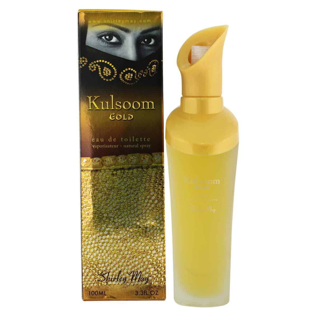 Shirley May Kulsoom Gold For Women Eau de Toilette - 100 ML - bottle front view