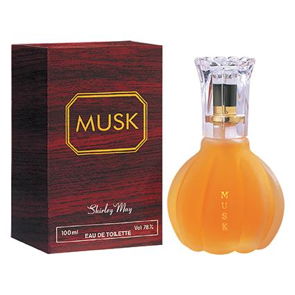 Shirley May Musk For Men Eau de Toilette - 100 ML - bottle front view