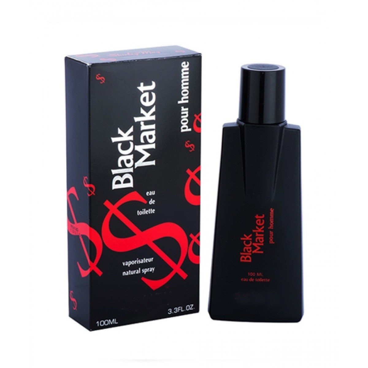 Shirley May Black Market For Men Eau de Toilette - 100 ML - bottle front view