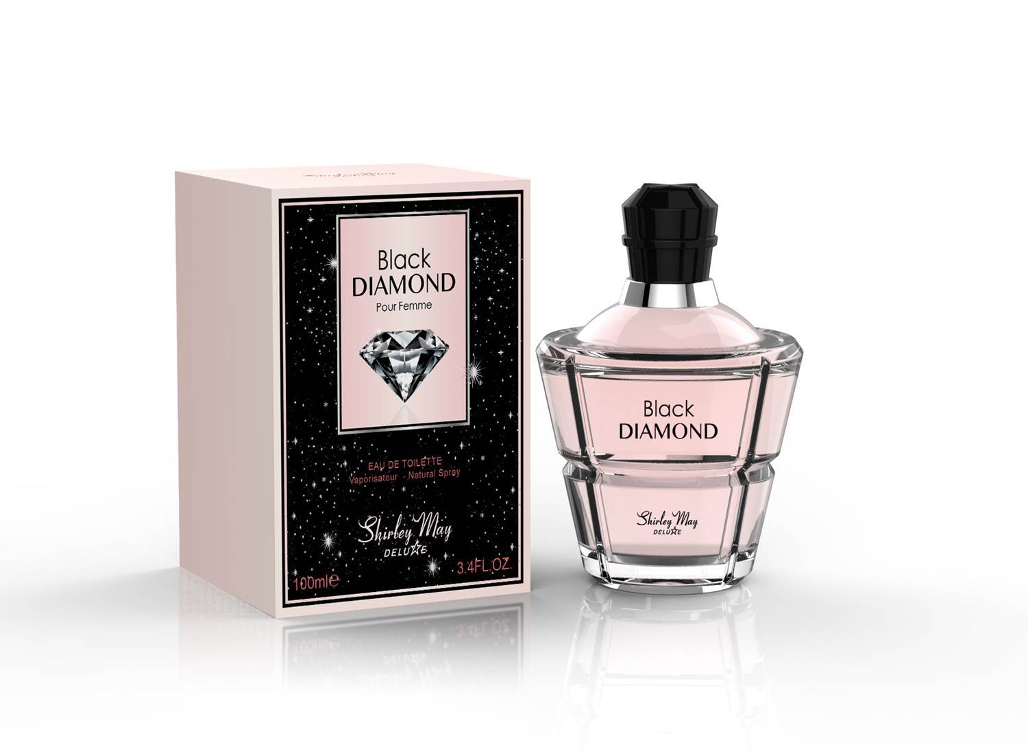 Shirley May Black Diamond For Women Eau de Toilette - 100 ML - bottle front view