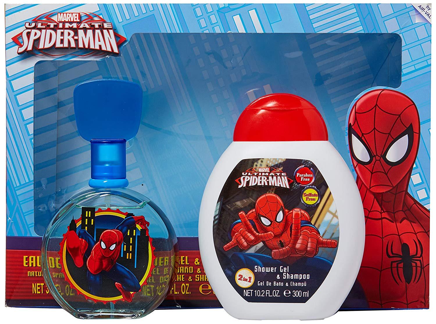 Set - Kids Spider Man 100 ML EDT Spray + 200 ML Shower Gel - authentic fragrance from Brands Warehouse Canada