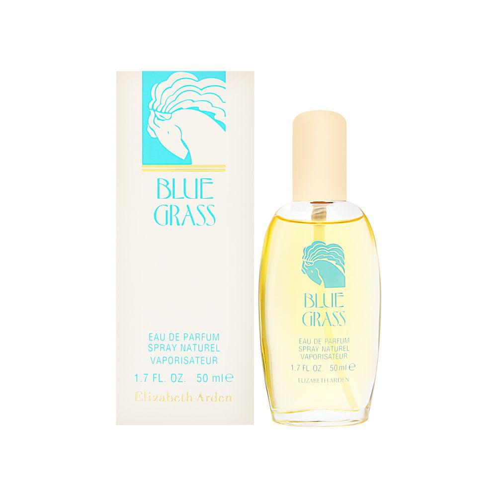Elizabeth Arden Blue Grass EDP Spray For Women - box and bottle packaging