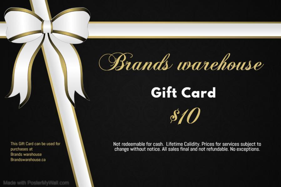 Brands Warehouse Gift Card - box and bottle packaging