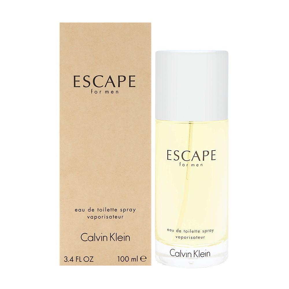 Calvin Klein Escape EDT Spray For Men - box and bottle packaging