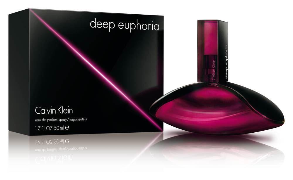 Calvin Klein Euphoria Deep EDP Spray for Women - box and bottle packaging
