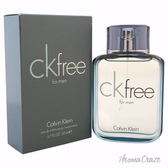 Calvin Klein Free EDT Spray For Men - box and bottle packaging