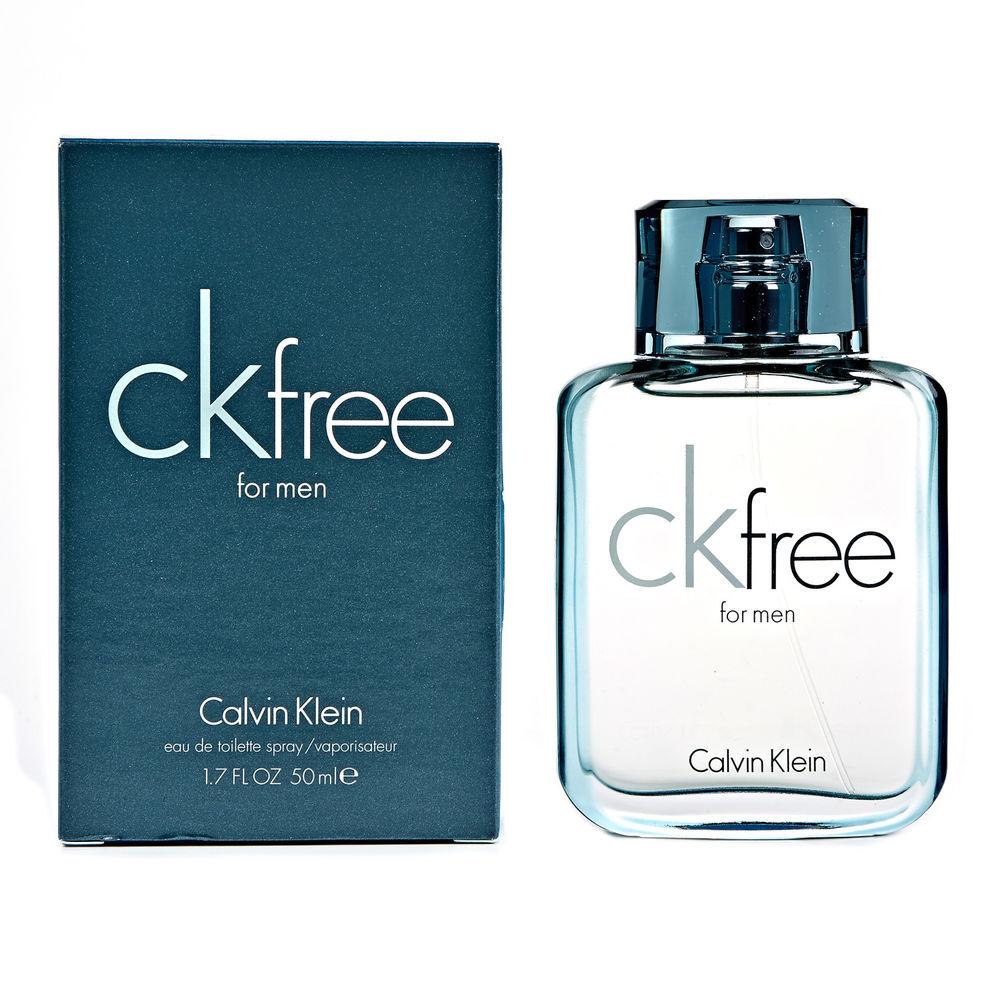 Calvin Klein Free EDT Spray For Men - bottle front view