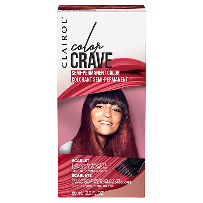 Clairol Color Crave Semi-Permanent Hair Color - box and bottle packaging