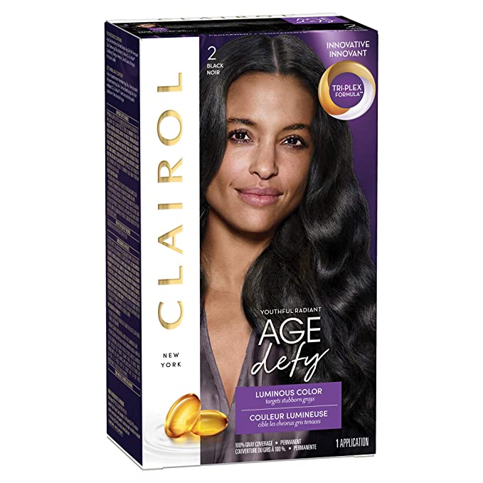 Clairol Hair Color - box and bottle packaging
