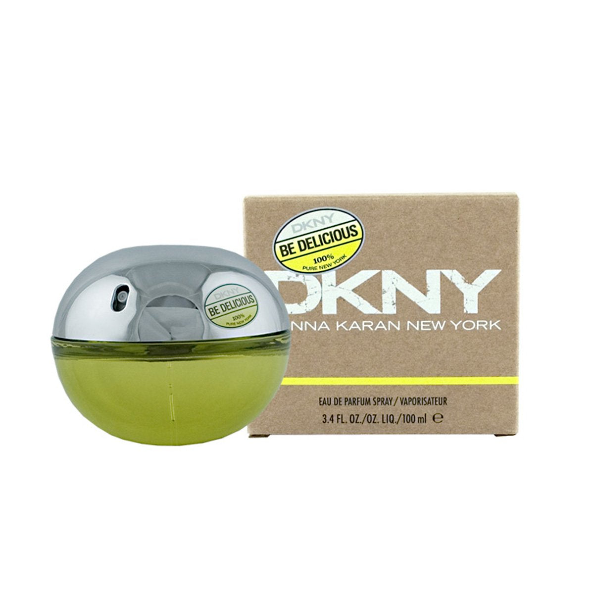 Dkny Be Delicious Edp Spray Women - box and bottle packaging