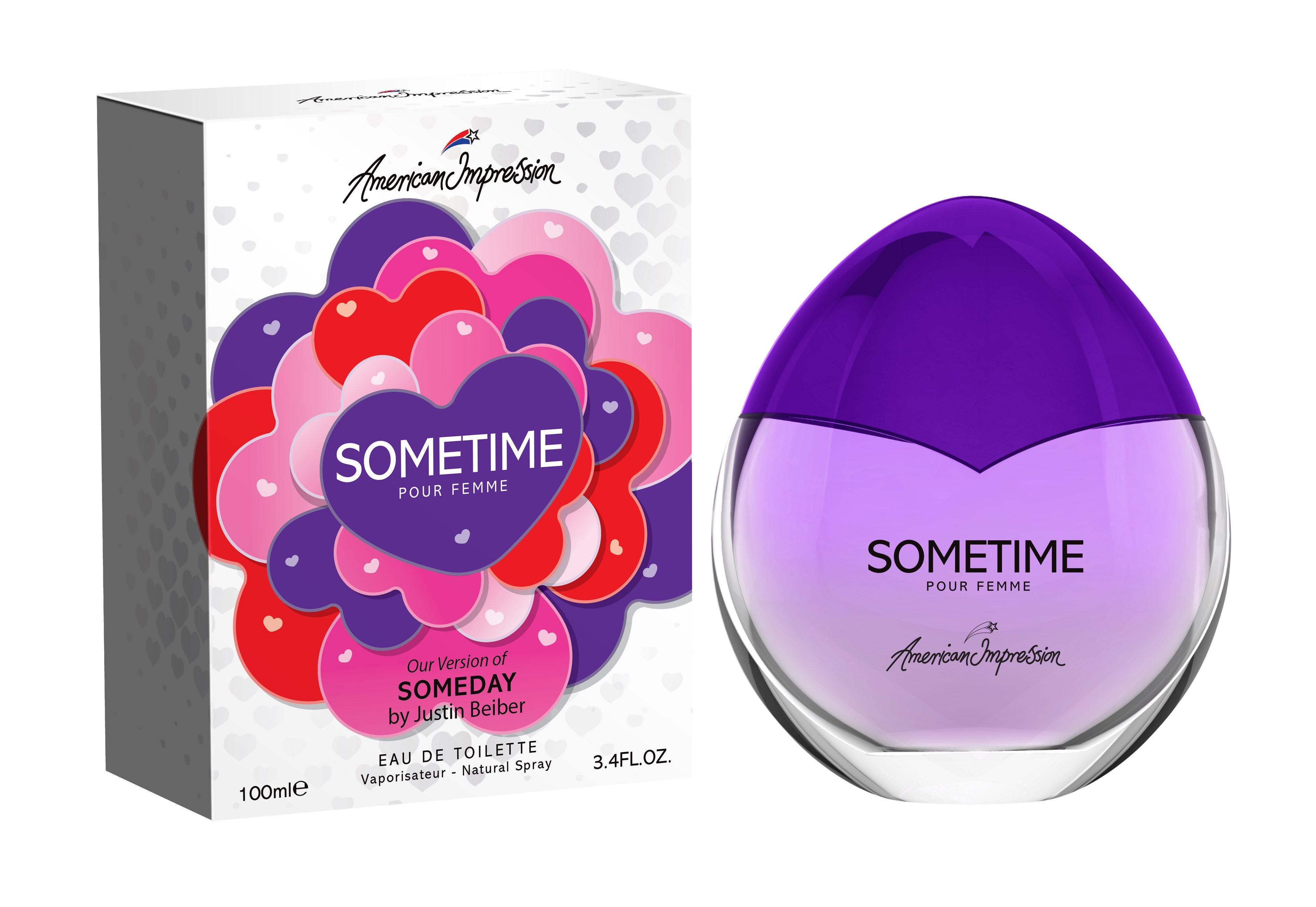 American Impression Sometime 100 ML EDT Spray (Impression Of Someday By Justin Bieber) - authentic fragrance from Brands W...