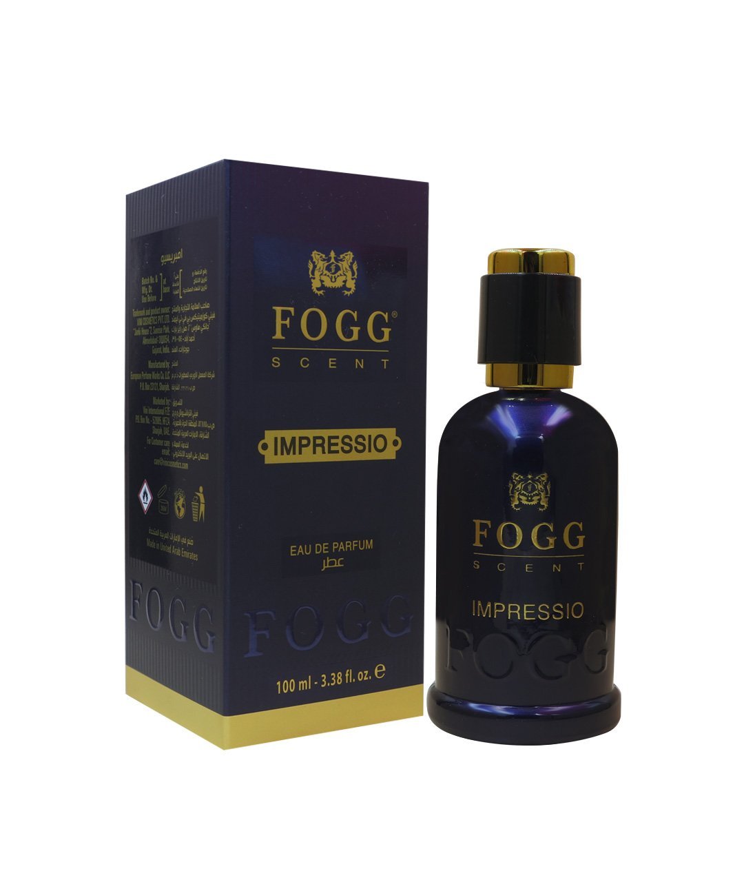 FOGG Scent Eau de Parfum - 100 ML - bottle front view