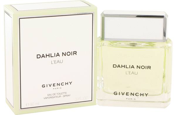 Unboxed - Givenchy Dahlia Noir L'Eau EDT Spray For Women - box and bottle packaging