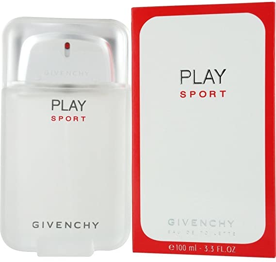 Unboxed - Givenchy Play Sport EDT Spray For Men - box and bottle packaging
