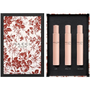 Set - Gucci Bloom EDP Rollerball - Bloom + Acqua di Fiori + Nettare di Fiori for Women - authentic fragrance from Brands W...