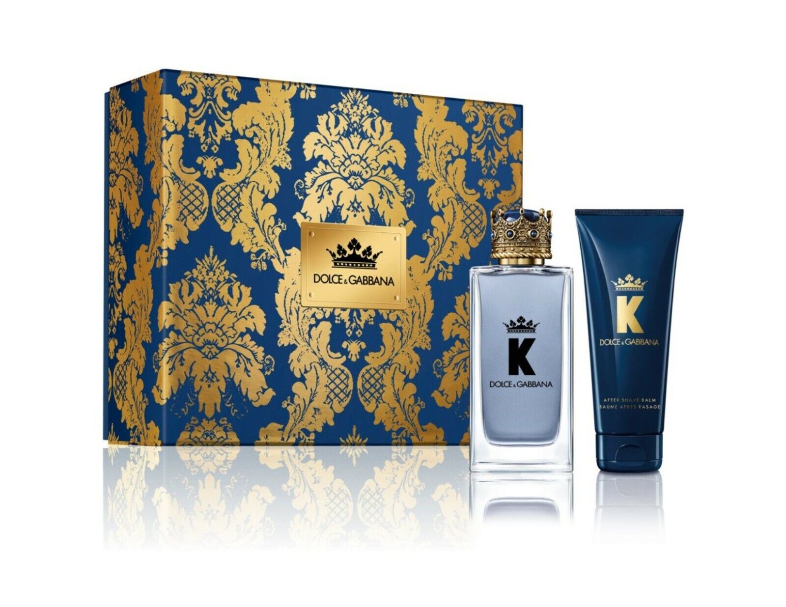 Set - Dolce & Gabbana K 100 ML EDT Spray + 75 ML After Shave Balm for Men - authentic fragrance from Brands Warehouse Canada
