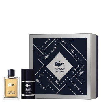 Set - L'Homme Lacoste 50 ML EDT Spray + 75 ML Deo Stick For Men - authentic fragrance from Brands Warehouse Canada