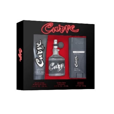 Set - Liz Claiborne Curve Crush 75 ML EDC Spray + 50 ML Deodorant + 100 ML After Shave Balm for Men - authentic fragrance ...