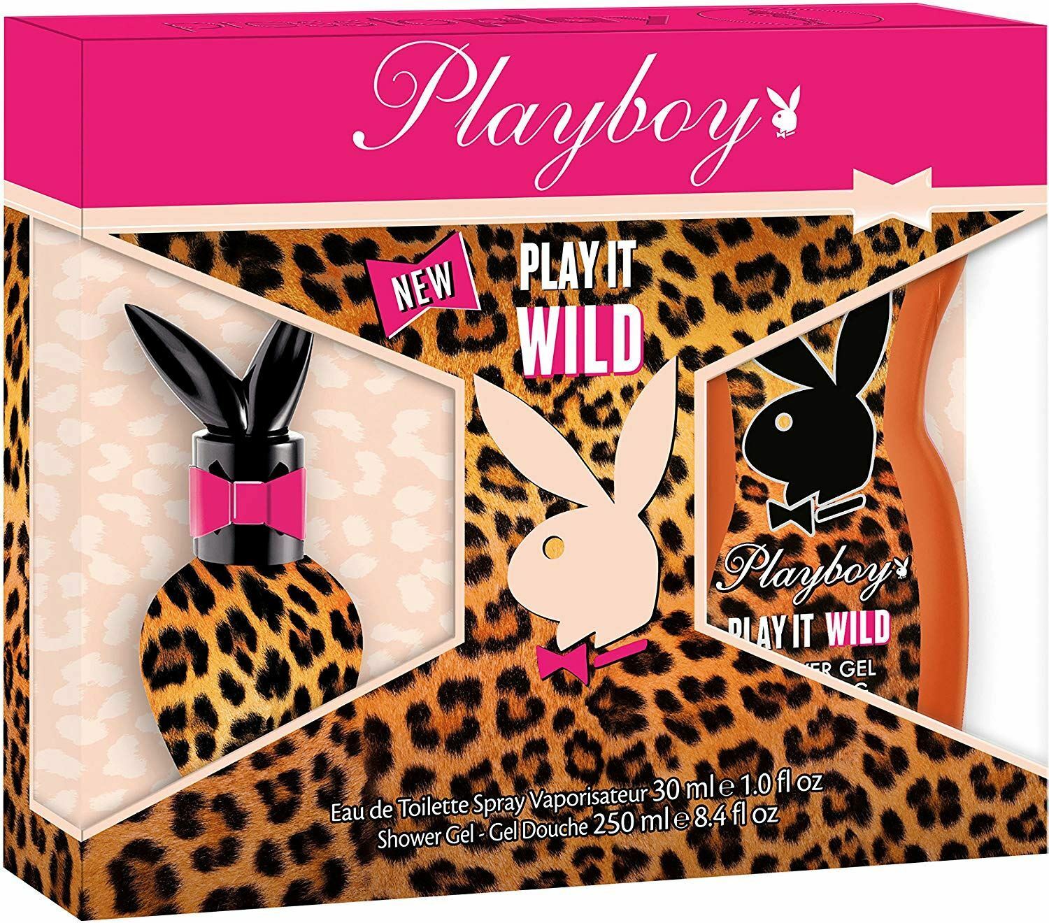 Playboy Play It Wild Women 30 ML Edt Spray And 250 ML Shower Gel - authentic fragrance from Brands Warehouse Canada