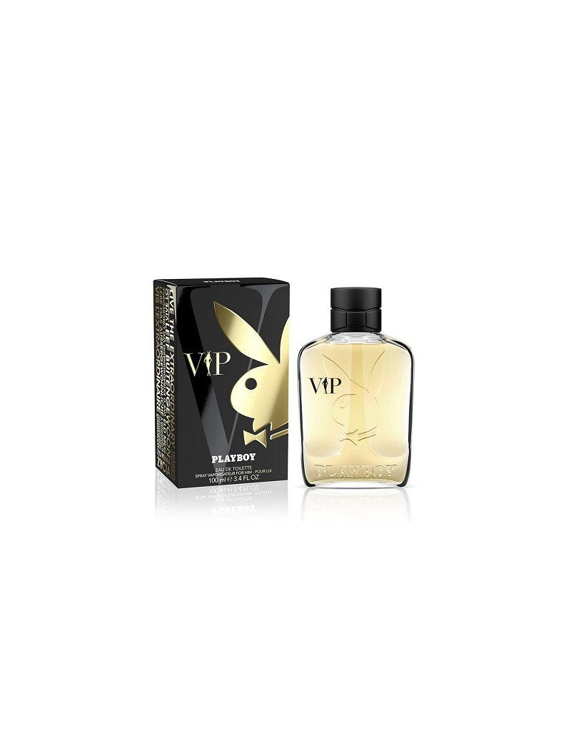 Playboy Vip Men EDT Spray - box and bottle packaging