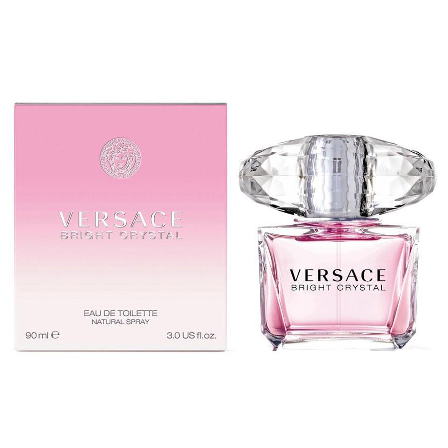 Versace Bright Crystal EDT Spray For Women - box and bottle packaging