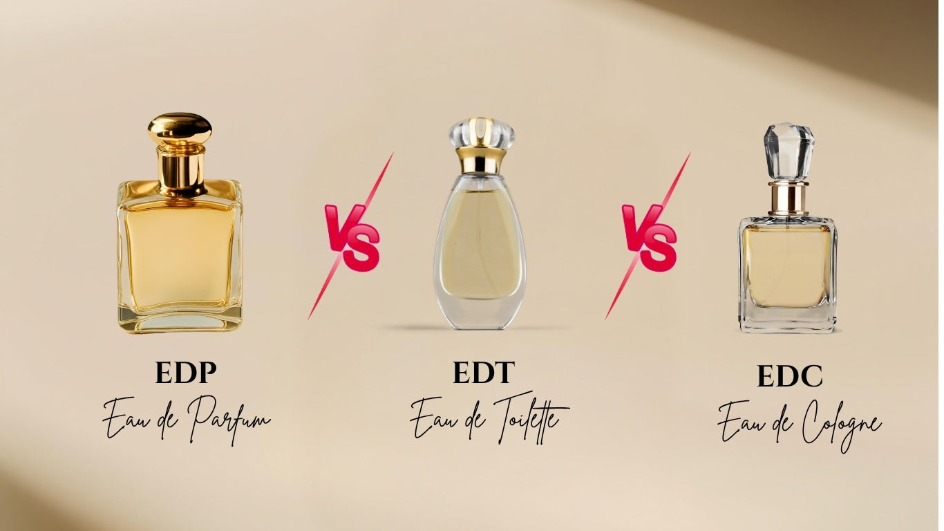 Parfum vs EDP vs EDT