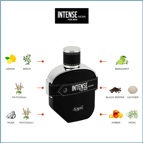 Sapil Intense Noir pour Homme Eau de Parfum - 100 ML