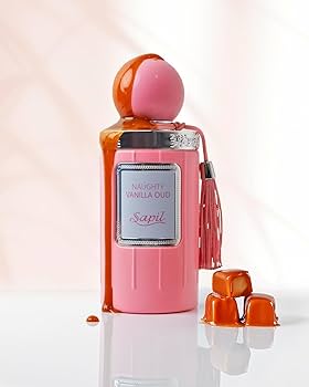 Sapil Naughty Vanilla Oud Unisex Eau De Parfum - 100 ML - box and bottle packaging