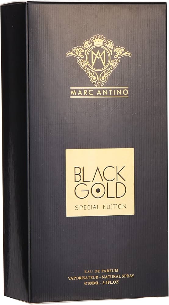Marc Antino Black Gold Eau de Parfum for Unisex – 100ml
